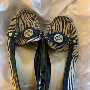 Ann Leon Zebra Loafers Comfy cute compliments galore Sz 9.5 good condition 🦓❤️